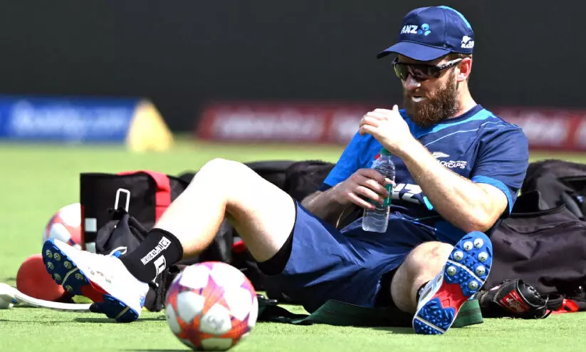 New Zealand Captain Kane Williamson On Training New Zealand Captain Kane Williamson On Training
