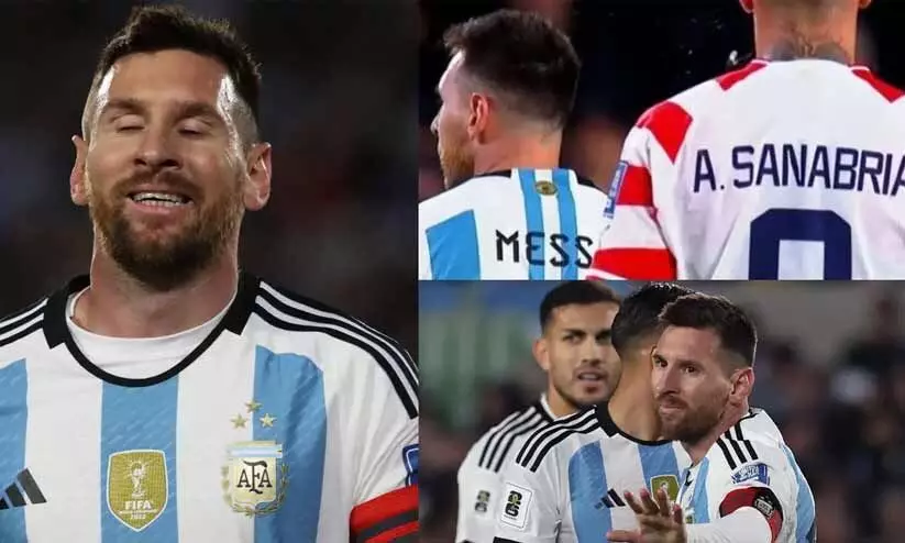 പരഗ്വെ താരം മെസ്സിയെ തുപ്പി; രോഷത്തോടെ ആരാധകർ, മെസ്സിയുടെ പ്രതികരണം ഇങ്ങനെ...!