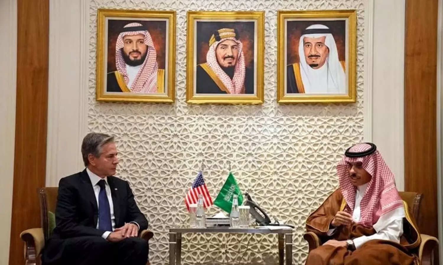 Antony Blinken, Ameer Faisal bin Farhan