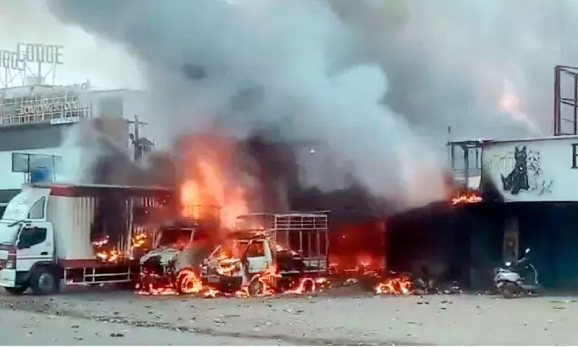 പ​ട​ക്ക ഗോ​ഡൗ​ൺ ദു​ര​ന്തം: മൂ​ന്നു പേ​ർ അ​റ​സ്റ്റി​ൽ