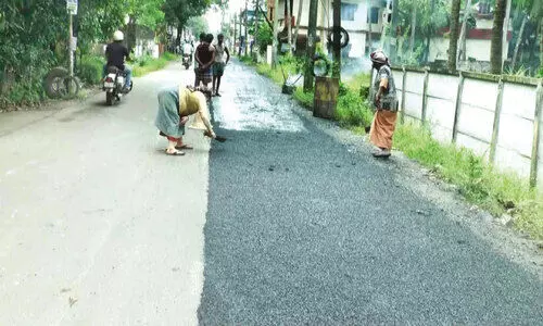 പരാതിക്കൊടുവിൽ റോഡ് പണി