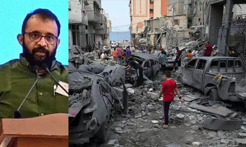 ഫലസ്തീനികളുടേത് സ്വാതന്ത്ര്യസമരം, അവർ മുട്ടുകുത്തി യാചിക്കുമെന്ന് പ്രതീക്ഷിക്കുന്നത് കടന്ന​കൈ -പി. ശ്രീരാമകൃഷ്ണൻ