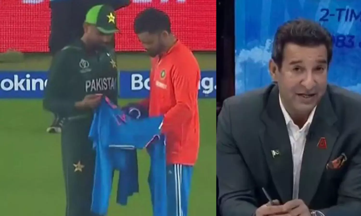 ‘അതൊക്കെ ഡ്രസ്സിങ് റൂമിൽ’; കോഹ്‍ലിയുടെ ജഴ്സി സ്വീകരിച്ച ബാബറിനെ വിമർശിച്ച് അക്രം