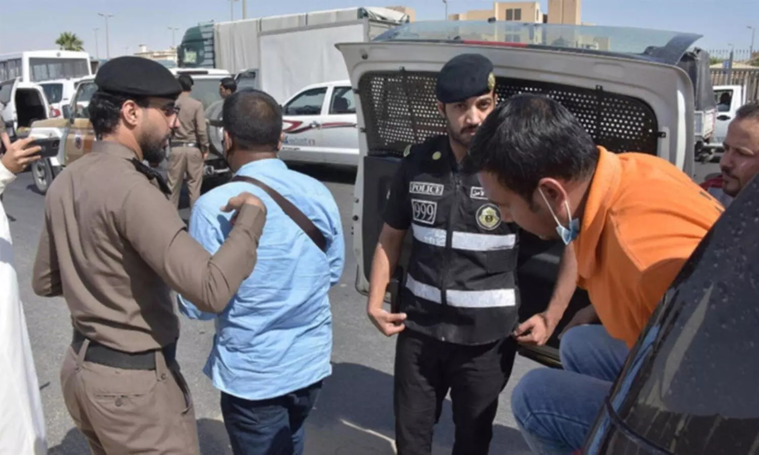 Inspections to find violators of residence employment and border security regulations in Saudi Arabia