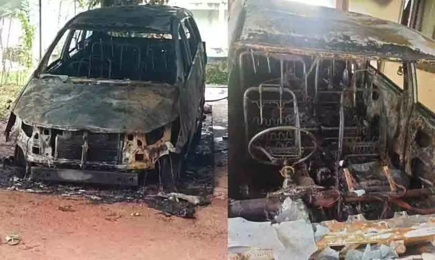 വാഹനങ്ങൾ കത്തിനശിച്ചു