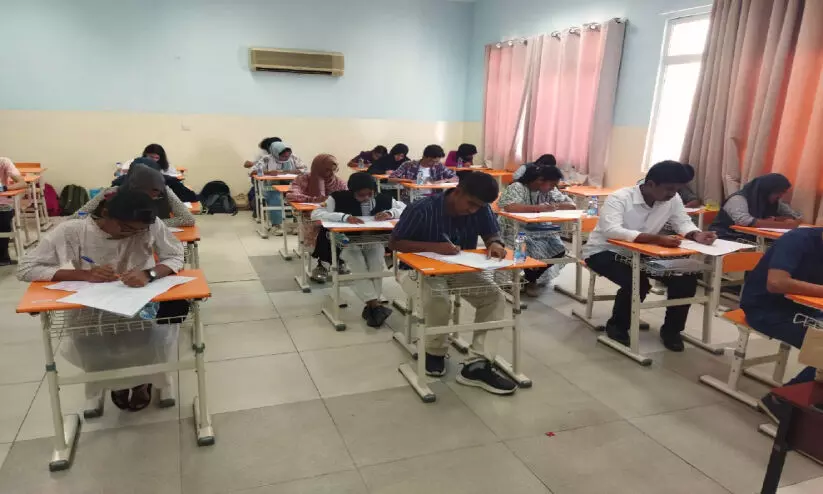 Students Writing PH Talent test at Qatar exam center