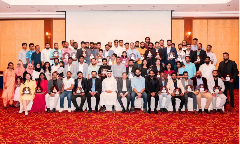 Qatar Yellow Team with Chief Guests