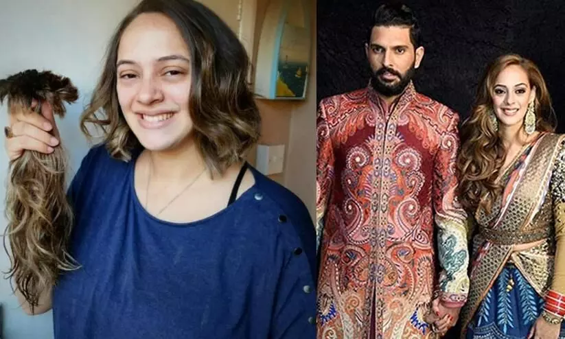 Yuvraj Singh’s wife Hazel Keech reveals why she decided to donate hair Yuvraj Singh’s wife Hazel Keech reveals why she decided to donate hair