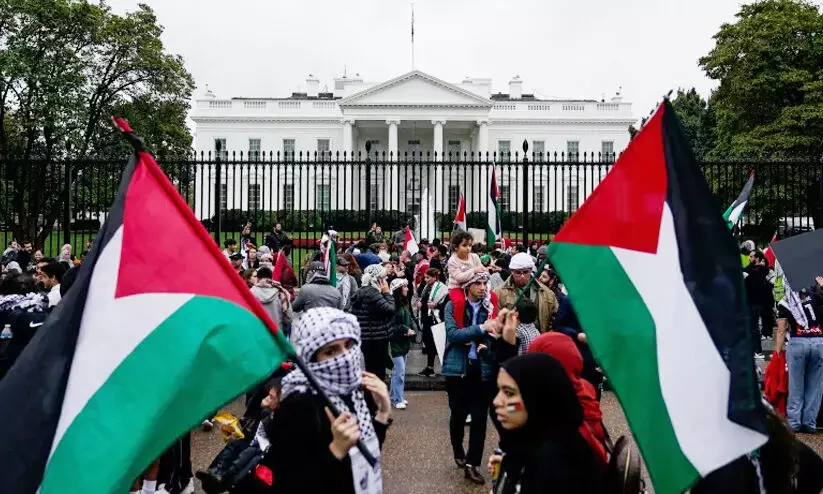 Palestine rally near White House Palestine rally near White House