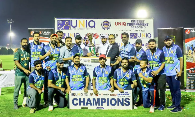Unique Nurses Cricket Tournament Winners Barwa Rockers Unique Nurses Cricket Tournament Winners Barwa Rockers