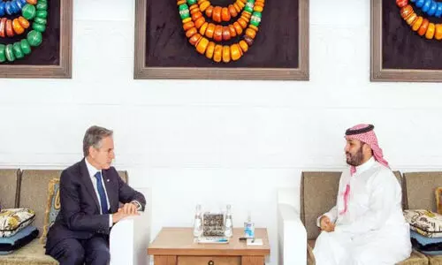 When USSSS Secretary Anthony Blink and Saudi Crown Prince Ameer Mohammed bin Salman met in Riyadh