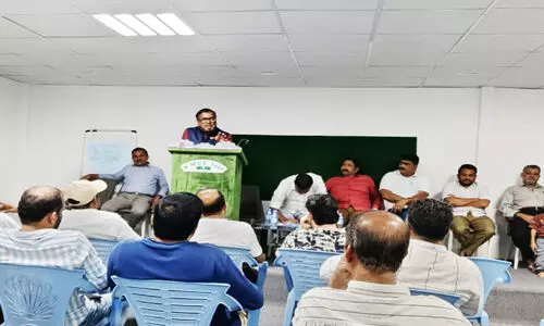 The Palestine People organized by the Twaif KMCC Central Committee Muhammed Salih speaks at Unity program