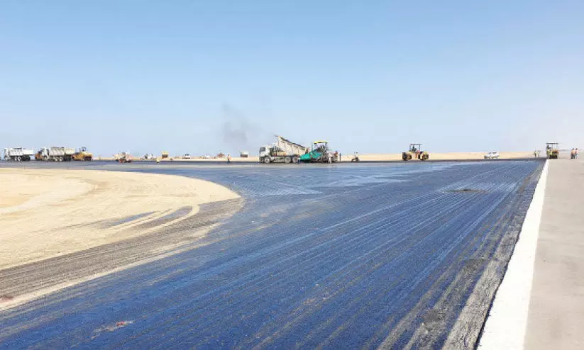 അൽവജ്ഹ് വിമാനത്താവളം ടാക്സിവേ പുതുക്കൽ പ്രവൃത്തി അൽവജ്ഹ് വിമാനത്താവളം ടാക്സിവേ പുതുക്കൽ പ്രവൃത്തി