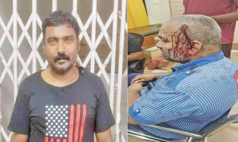 പെ​ട്രോ​ൾ പ​മ്പ് ജീ​വ​ന​ക്കാ​ര​നു​നേ​രെ ആ​ക്ര​മ​ണം; പ്ര​തി അ​റ​സ്റ്റി​ൽ