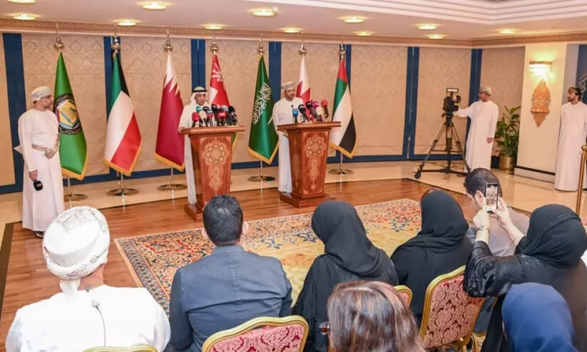 ഗസ്സക്ക് 100 മില്യൺ ഡോളറിന്റെ അടിയന്തര സഹായം ജി.സി.സി പ്രഖ്യാപിച്ചു ഗസ്സക്ക് 100 മില്യൺ ഡോളറിന്റെ അടിയന്തര സഹായം ജി.സി.സി പ്രഖ്യാപിച്ചു