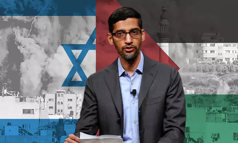 ‘ഫലസ്തീനിലെ ജനങ്ങളെ കുറിച്ച് മിണ്ടുന്നില്ലേ’, വിവാദങ്ങൾക്ക് പിന്നാലെ പുതിയ ഇമെയിലുമായി ഗൂഗിൾ സി.ഇ.ഒ