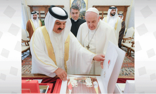 ഹമദ് രാജാവ് വത്തിക്കാനിൽ; ഫ്രാൻസിസ് മാർപാപ്പയുമായി ചർച്ച നടത്തി ഹമദ് രാജാവ് വത്തിക്കാനിൽ; ഫ്രാൻസിസ് മാർപാപ്പയുമായി ചർച്ച നടത്തി