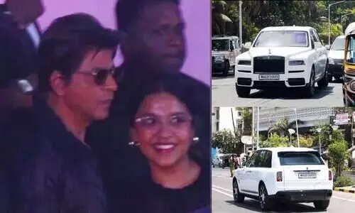 ലോകത്തിലെ ഏറ്റവും വിലകൂടിയ  എസ്​.യു.വിയിൽ പാർട്ടിക്ക്​ എത്തി കിങ്​ ഖാൻ; ‘കുച്ച്​ കുച്ച്​ ഹോത്താ ഹെ’ റീയൂനിയൻ വിഡിയോ കാണാം