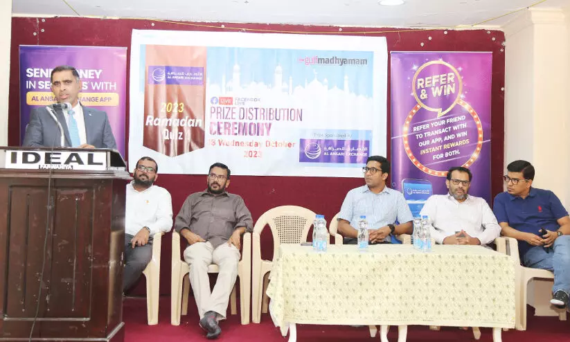 Al Ansari Exchange General Manager Abdurahman speaks