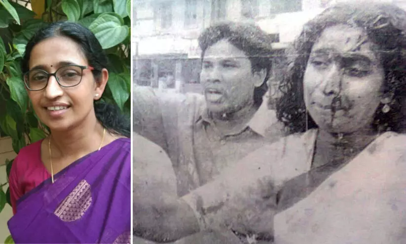 ലാത്തിച്ചാർജിൽ തലതല്ലിപ്പൊട്ടിച്ച പഴയ എസ്.എഫ്.ഐകാരിയെ കാണാൻ 29 വർഷത്തിനുശേഷം ആ പൊലീസുകാരനെത്തി... ലാത്തിച്ചാർജിൽ തലതല്ലിപ്പൊട്ടിച്ച പഴയ എസ്.എഫ്.ഐകാരിയെ കാണാൻ 29 വർഷത്തിനുശേഷം ആ പൊലീസുകാരനെത്തി...