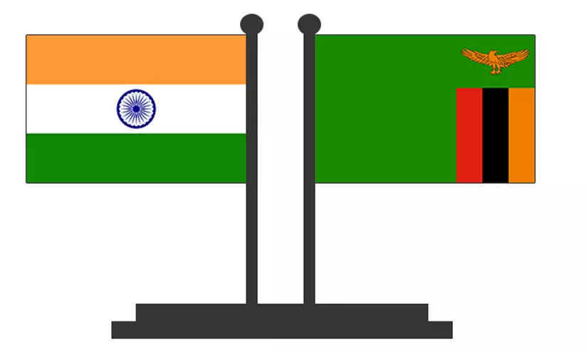 സാംബിയക്ക് ഇന്ത്യ സൈനിക ഉപകരണങ്ങൾ നൽകുന്നു സാംബിയക്ക് ഇന്ത്യ സൈനിക ഉപകരണങ്ങൾ നൽകുന്നു