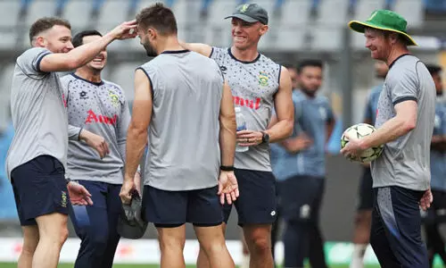 South African Cricket Team under Training