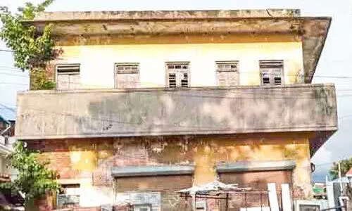 building demolishing