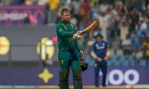 ക്ലാസൻ വെടിക്കെട്ട് (67 പന്തിൽ 109); ദക്ഷിണാഫ്രിക്കക്കെതിരെ ഇംഗ്ലണ്ടിന് 400 റൺസ് വിജയലക്ഷ്യം ക്ലാസൻ വെടിക്കെട്ട് (67 പന്തിൽ 109); ദക്ഷിണാഫ്രിക്കക്കെതിരെ ഇംഗ്ലണ്ടിന് 400 റൺസ് വിജയലക്ഷ്യം