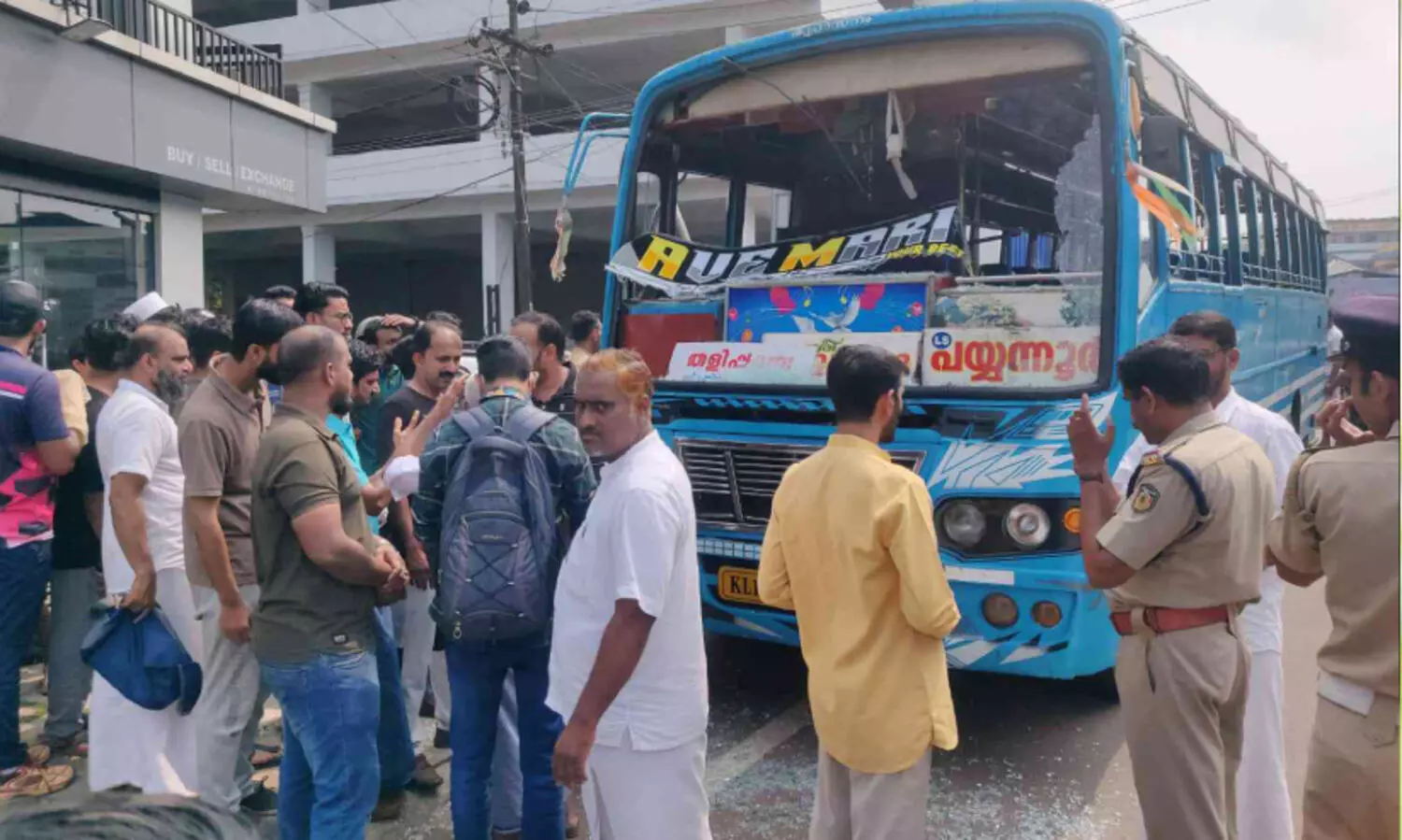 private bus accident