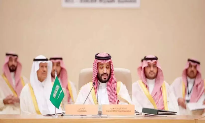 Saudi crown prince at GCC-ASEAN summit in Riyadh Meir Mohammed bin Salman Delivers Inaugural Address