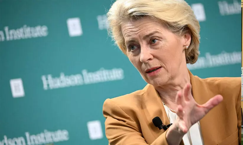 യുറോപ്യൻ കമീഷൻ പ്രസിഡന്റിന്റെ ഇസ്രായേൽ അനുകൂല നിലപാട്; പ്രതിഷേധവുമായി സ്റ്റാഫ് അംഗങ്ങൾ യുറോപ്യൻ കമീഷൻ പ്രസിഡന്റിന്റെ ഇസ്രായേൽ അനുകൂല നിലപാട്; പ്രതിഷേധവുമായി സ്റ്റാഫ് അംഗങ്ങൾ