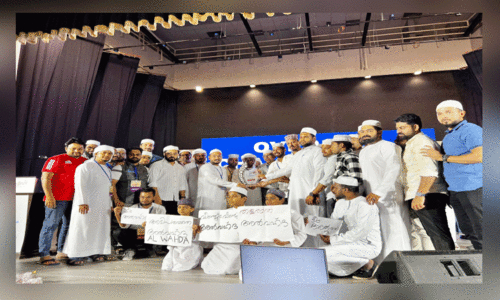 സാ​ഹി​ത്യോ​ത്സ​വ്; അ​ല്‍-​വ​ഹ്ദ സെ​ക്ട​ര്‍ ചാ​മ്പ്യ​ന്മാ​ര്‍