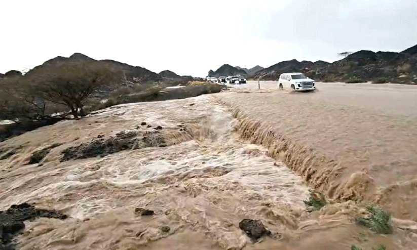 ഫുജൈറയിലും റാസൽഖൈമയിലും കനത്ത മഴ ഫുജൈറയിലും റാസൽഖൈമയിലും കനത്ത മഴ