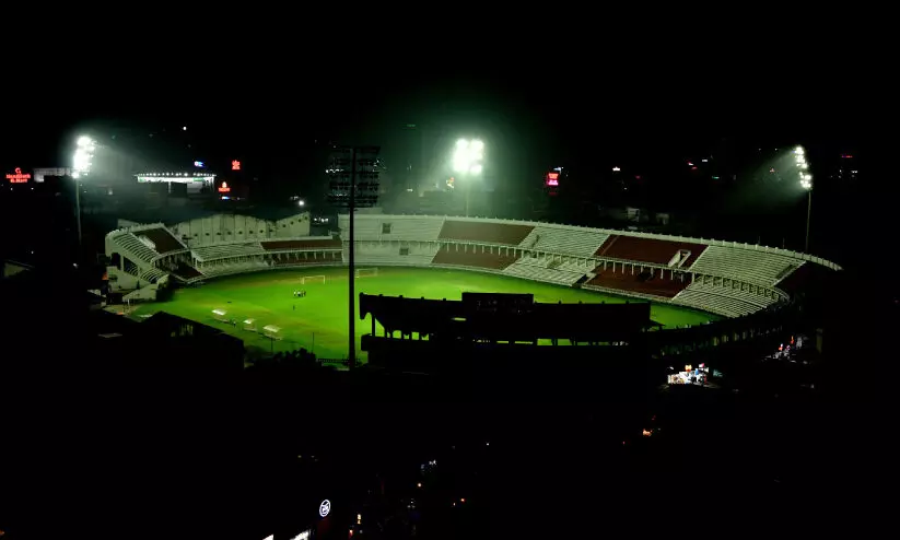 Flood Light In Kozhikode Stadium Ground