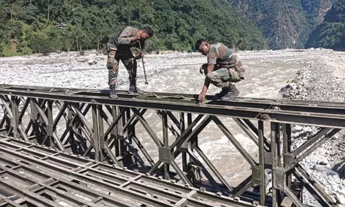 Army-led temporary bridge to replace flood-ravaged Teesta river bridge in Sikkim When it was built