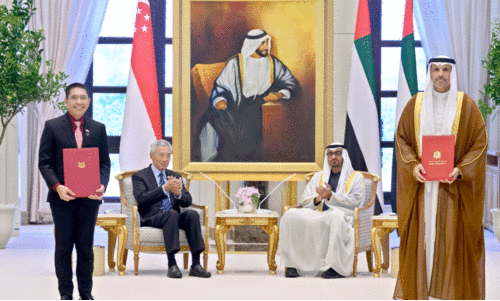 സഹകരണത്തിന് യു.എ.ഇ-സിംഗപ്പൂർ കരാർ സഹകരണത്തിന് യു.എ.ഇ-സിംഗപ്പൂർ കരാർ