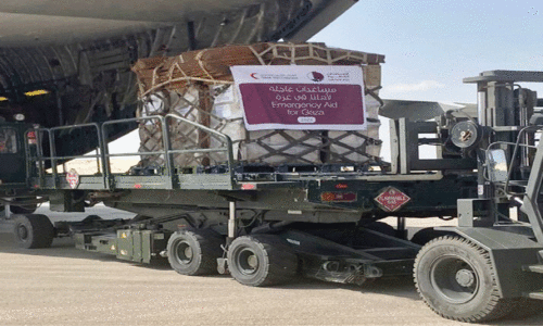 ഫലസ്തീന് കൂടുതൽ സഹായവുമായി ഖത്തർ ഫലസ്തീന് കൂടുതൽ സഹായവുമായി ഖത്തർ