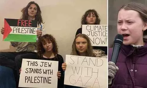 ഗ്രേറ്റ തുൻബെർഗിനെതിരെ കലിപ്പുമായി ഇസ്രായേൽ: ‘വിദ്യാർഥികൾക്ക് അവൾ ഇനി മാതൃകയല്ല’