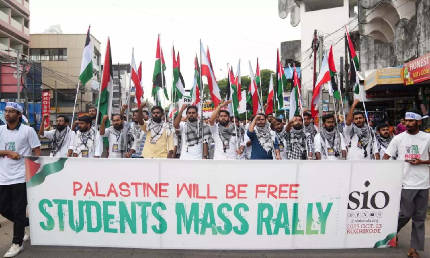 ഫലസ്തീന്​ ഐക്യദാർഢ്യം: എസ്​.ഐ.ഒ റാലി നടത്തി