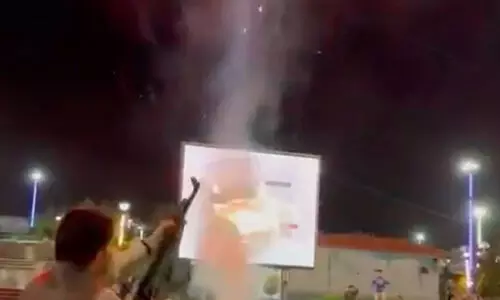 പടക്കം പൊട്ടിച്ചും വെടിവെച്ചും പാകിസ്താനെതിരായ വിജയം ആഘോഷിച്ച് അഫ്ഗാനിസ്താൻ