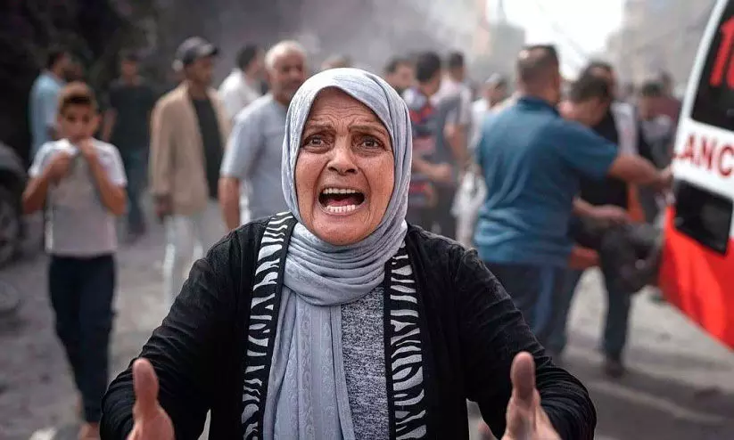 ഫ​ല​സ്തീ​നെ​തി​രെ സ​ത്യാ​ന​ന്ത​ര യു​ദ്ധ​ങ്ങ​ൾ