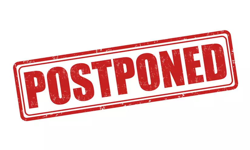 postponed postponed