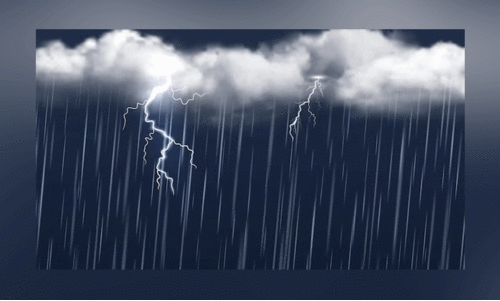 വ്യാ​ഴാ​ഴ്ച ഇ​ടി​യോ​ടു​കൂ​ടി​യ കാ​റ്റു​ം മ​ഴ​യും