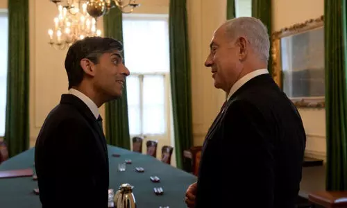 Rishi Sunak, Binyamin Netanyahu