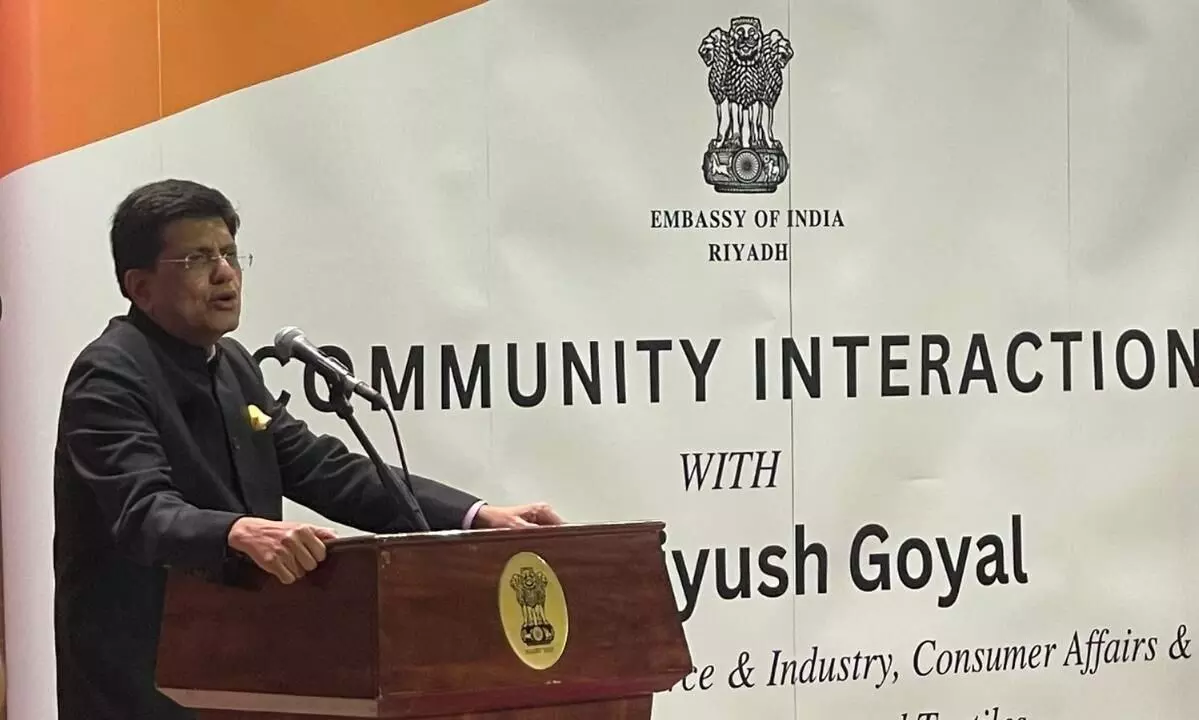 piyush goyal at Riyadh