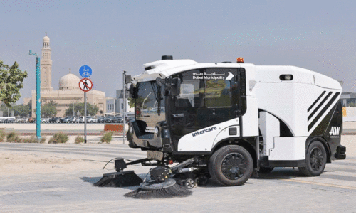 സൈക്കിൾ ട്രാക്ക്​ ശുചീകരിക്കാൻ ഡ്രൈവറില്ലാ വാഹനം