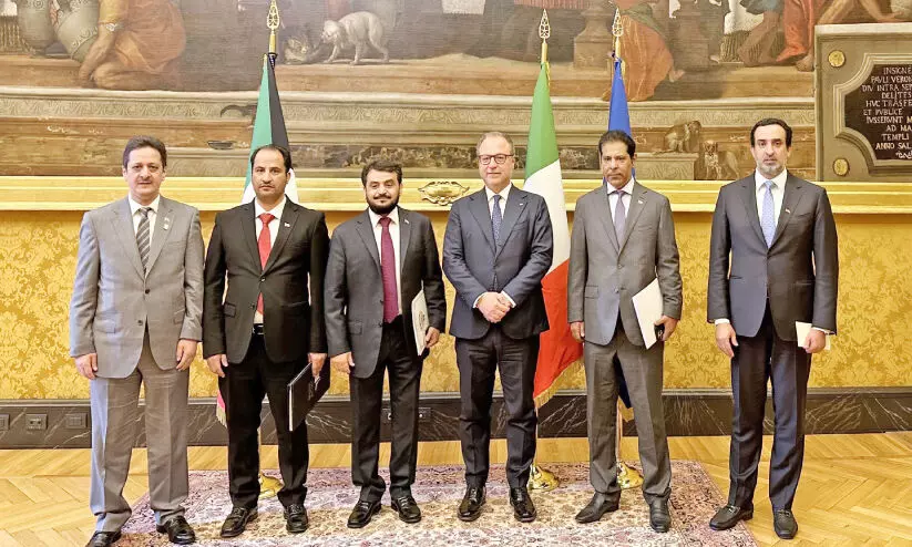 Delegation of Kuwait MPs in Italy