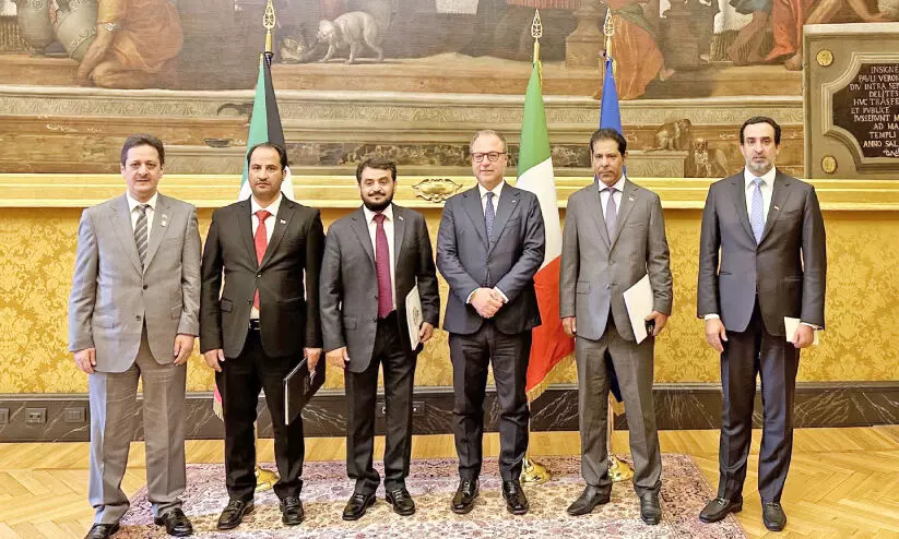 Delegation of Kuwait MPs in Italy Delegation of Kuwait MPs in Italy