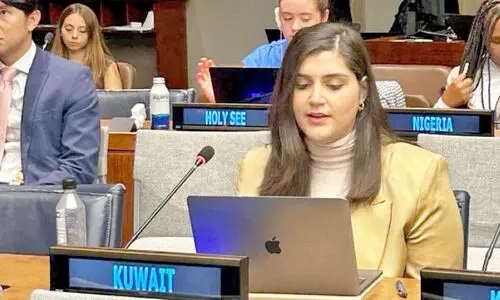 Maryam Al Murad at the UN General Assembly Speaking