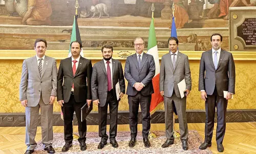 Delegation of Kuwait MPs in Italy